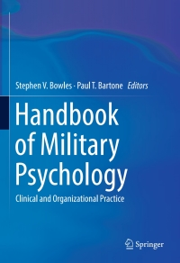 Imagen de portada: Handbook of Military Psychology 9783319661902