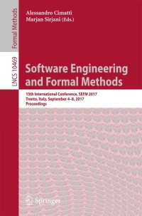 Cover image: Software Engineering and Formal Methods 9783319661964