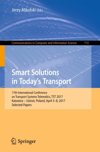 表紙画像: Smart Solutions in Today’s Transport 9783319662503