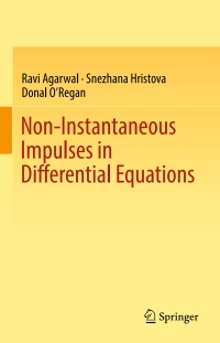 Cover image: Non-Instantaneous Impulses in Differential Equations 9783319663838