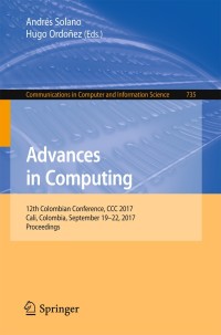 Imagen de portada: Advances in Computing 9783319665610