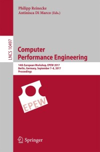Cover image: Computer Performance Engineering 9783319665825