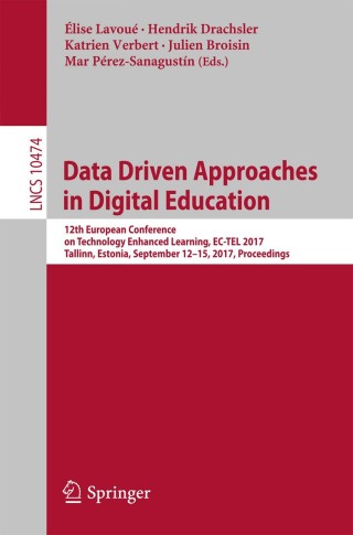 Cover image: Data Driven Approaches in Digital Education 9783319666099