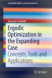Cover image: Ergodic Optimization in the Expanding Case 9783319666426