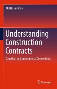 Cover image: Understanding Construction Contracts 9783319666846