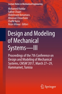 صورة الغلاف: Design and Modeling of Mechanical Systems—III 9783319666969
