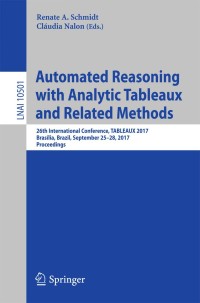 Cover image: Automated Reasoning with Analytic Tableaux and Related Methods 9783319669014