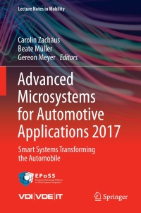 Imagen de portada: Advanced Microsystems for Automotive Applications 2017 9783319669717