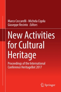 表紙画像: New Activities For Cultural Heritage 9783319670256