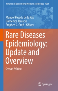 Cover image: Rare Diseases Epidemiology: Update and Overview 2nd edition 9783319671420