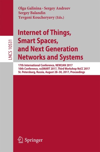Cover image: Internet of Things, Smart Spaces, and Next Generation Networks and Systems 9783319673790