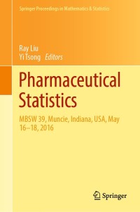 Cover image: Pharmaceutical Statistics 9783319673851