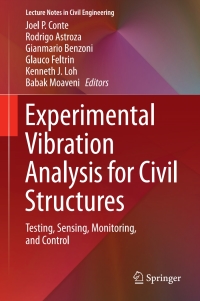 Cover image: Experimental Vibration Analysis for Civil Structures 9783319674421