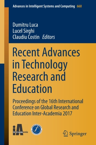 صورة الغلاف: Recent Advances in Technology Research and Education 9783319674582