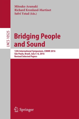 Imagen de portada: Bridging People and Sound 9783319677378