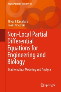 Cover image: Non-Local Partial Differential Equations for Engineering and Biology 9783319679426