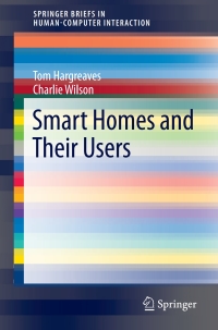 Cover image: Smart Homes and Their Users 9783319680170
