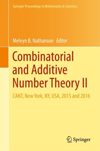 Immagine di copertina: Combinatorial and Additive Number Theory II 9783319680309