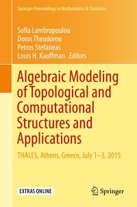 Imagen de portada: Algebraic Modeling of Topological and Computational Structures and Applications 9783319681023