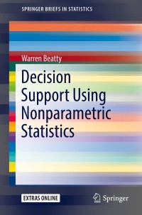 Imagen de portada: Decision Support Using Nonparametric Statistics 9783319682631