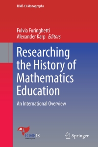 Cover image: Researching the History of Mathematics Education 9783319682938
