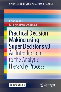 Cover image: Practical Decision Making using Super Decisions v3 9783319683683