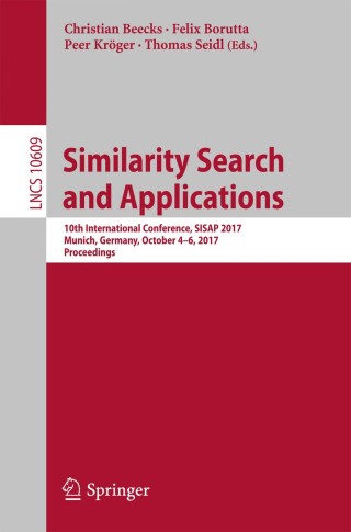 Cover image: Similarity Search and Applications 9783319684734