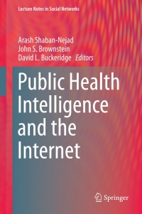 Cover image: Public Health Intelligence and the Internet 9783319686028