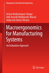 Imagen de portada: Macroergonomics for Manufacturing Systems 9783319686837