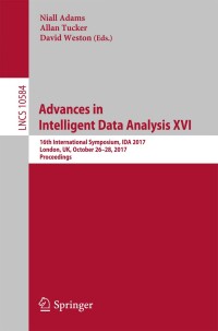 Cover image: Advances in Intelligent Data Analysis XVI 9783319687643