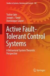 Imagen de portada: Active Fault-Tolerant Control Systems 9783319688275
