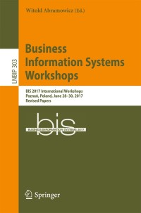 Cover image: Business Information Systems Workshops 9783319690223