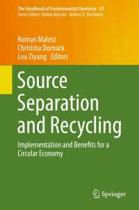 Cover image: Source Separation and Recycling 9783319690711