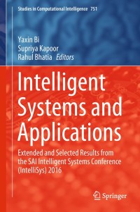 Omslagafbeelding: Intelligent Systems and Applications 9783319692654