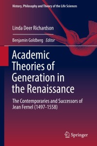 Cover image: Academic Theories of Generation in the Renaissance 9783319693347