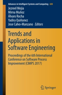 Omslagafbeelding: Trends and Applications in Software Engineering 9783319693408