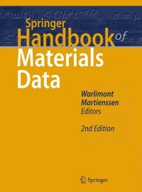 表紙画像: Springer Handbook of Materials Data 2nd edition 9783319697413