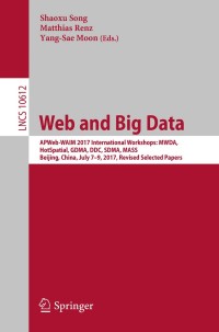 表紙画像: Web and Big Data 9783319697802