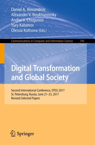 Cover image: Digital Transformation and Global Society 9783319697833