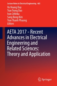 Cover image: AETA 2017 - Recent Advances in Electrical Engineering and Related Sciences: Theory and Application 9783319698137