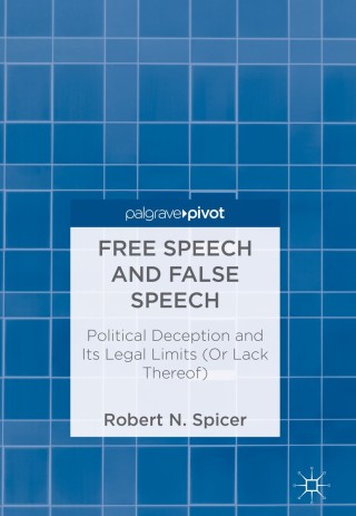 Cover image: Free Speech and False Speech 9783319698199