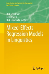 Cover image: Mixed-Effects Regression Models in Linguistics 9783319698281
