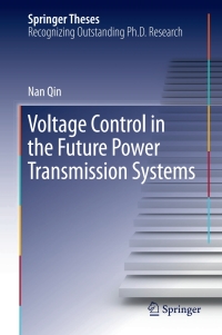 Titelbild: Voltage Control in the Future Power Transmission Systems 9783319698854