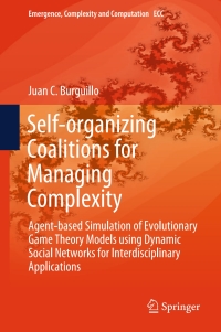 Omslagafbeelding: Self-organizing Coalitions for Managing Complexity 9783319698960