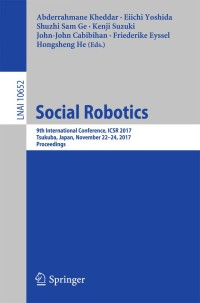 Cover image: Social Robotics 9783319700212