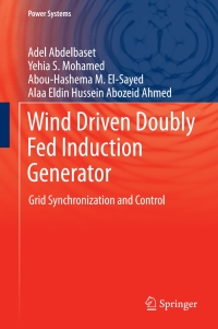 Cover image: Wind Driven Doubly Fed Induction Generator 9783319701073