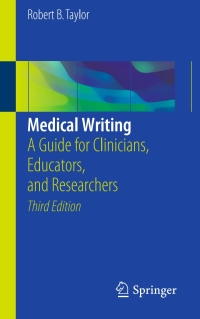 Cover image: Medical Writing 3rd edition 9783319701257