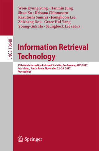 Immagine di copertina: Information Retrieval Technology 9783319701448