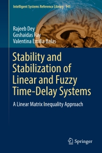 Cover image: Stability and Stabilization of Linear and Fuzzy Time-Delay Systems 9783319701479