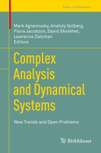 Cover image: Complex Analysis and Dynamical Systems 9783319701530